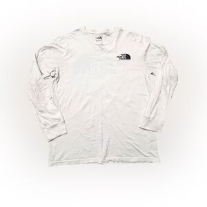 Men’s The North Face White Long Sleeve Shirt Size L